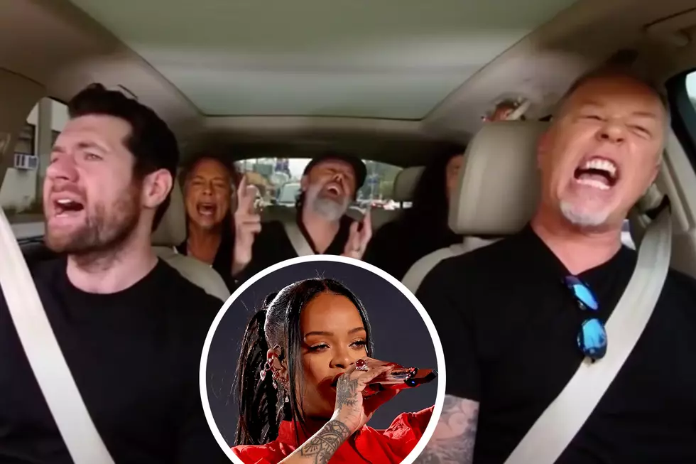 Metallica Share Video Singing Rihanna on ‘Carpool Karaoke’ Following Super Bowl Halftime Show