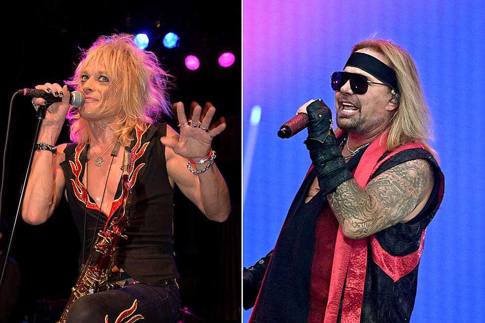 Former Hanoi Rocks Singer Michael Monroe Meets Motley Crue’s Vince Neil for First Time at Festival