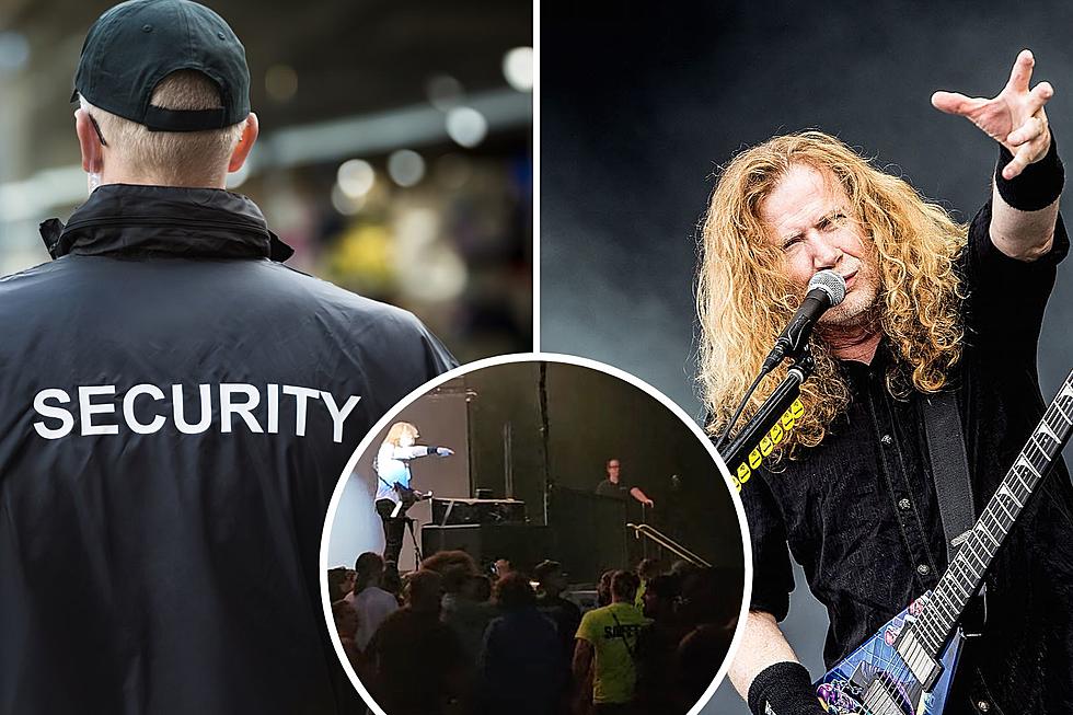 Mustaine Ejects Security at Megadeth Show - Watch
