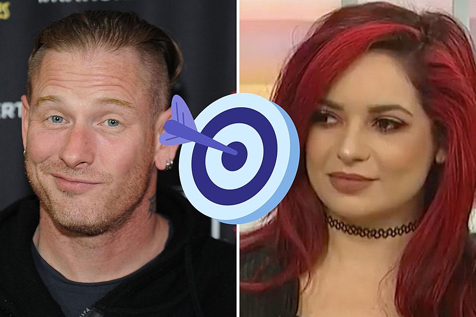 Watch Alicia Taylor Play Target Practice on Corey Taylor's Head