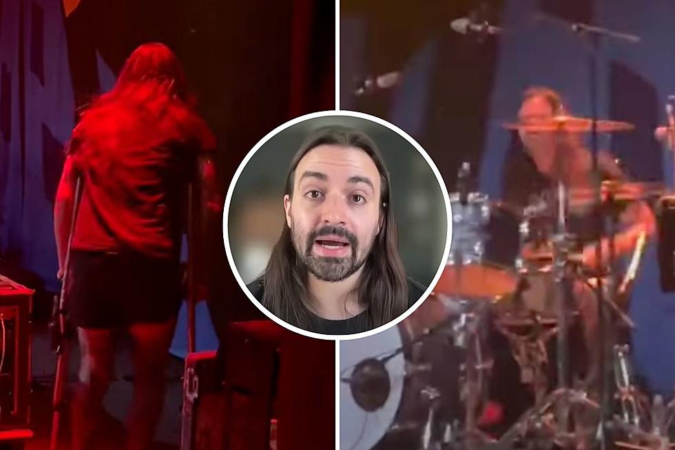 Jay Weinberg (On Crutches) Plays Drums Onstage for First Time Since Slipknot Dismissal