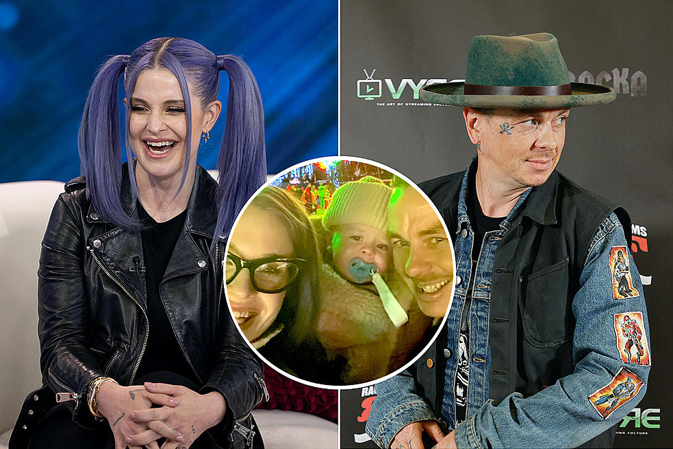 Slipknot's Sid Wilson Has Holiday Time With Baby + Kelly Osbourne
