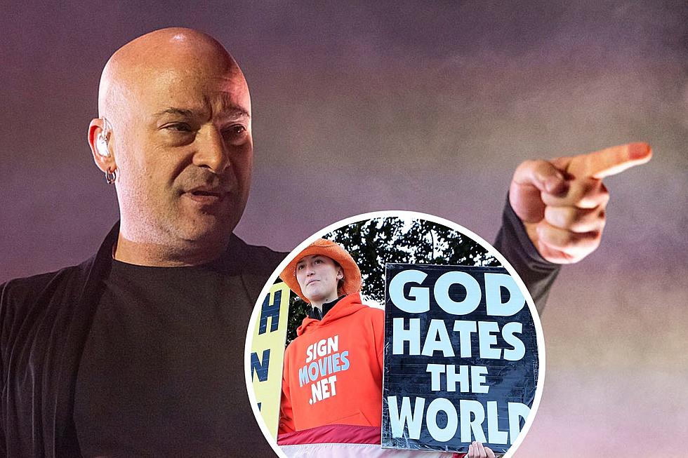 Disturbed’s David Draiman Calls Out Westboro Baptist Church Protesters – ‘Who Is the Sinner?’