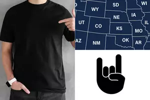 Most Searched Band Shirt by State