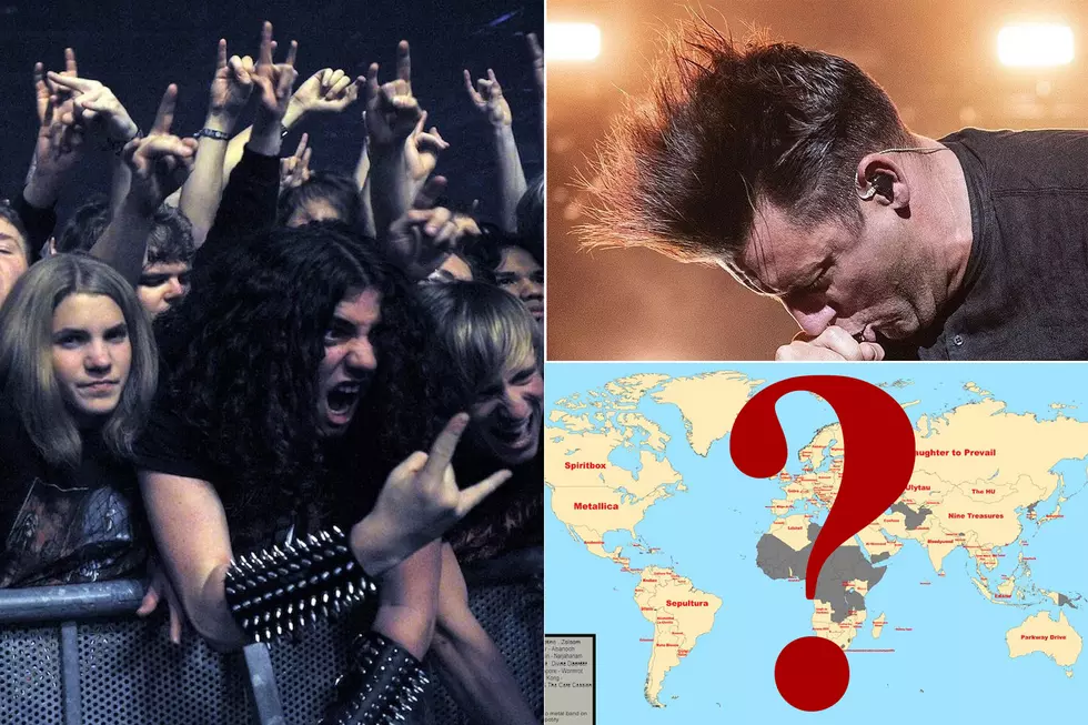 Most Popular Metal Band in Every Country