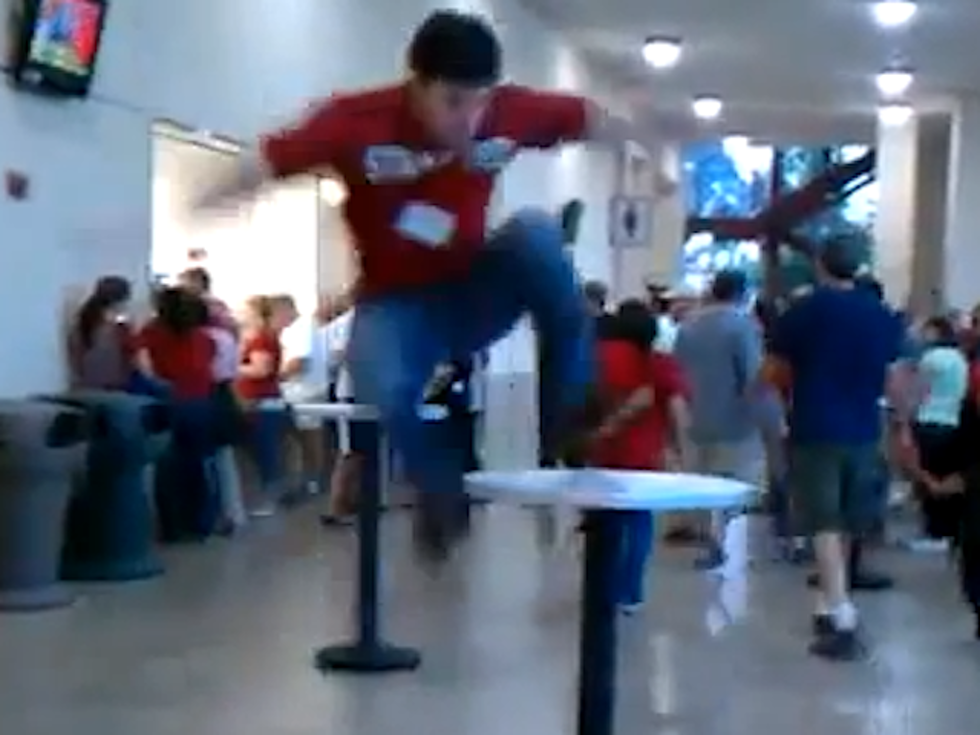 This Is Why You Shouldn’t Jump on Tables [VIDEO]