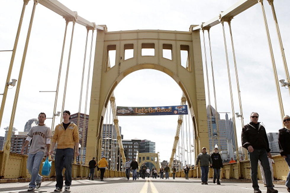 Pittsburgh Pirates Fan Jumps Off Of Clemente Bridge After Wild-Card Win – VIDEO