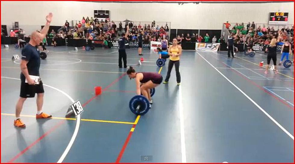 CrossFit Female Snatch Attempt Fails Miserably [Video]