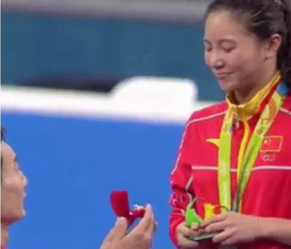 Olympic Diver Gets A Diamond Ring With Her Silver Medal