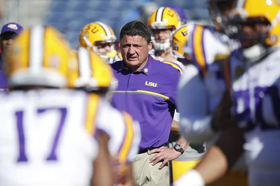 LSU's Ed Orgeron Weekly Press Conference-Rice Win