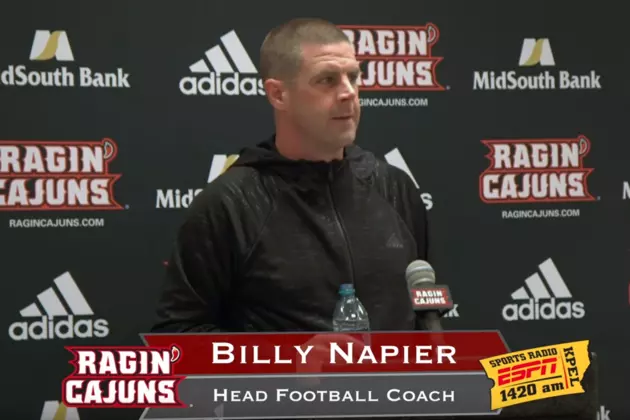 Ragin&#8217; Cajuns Football Media Day Head Coach Billy Napier [VIDEO]