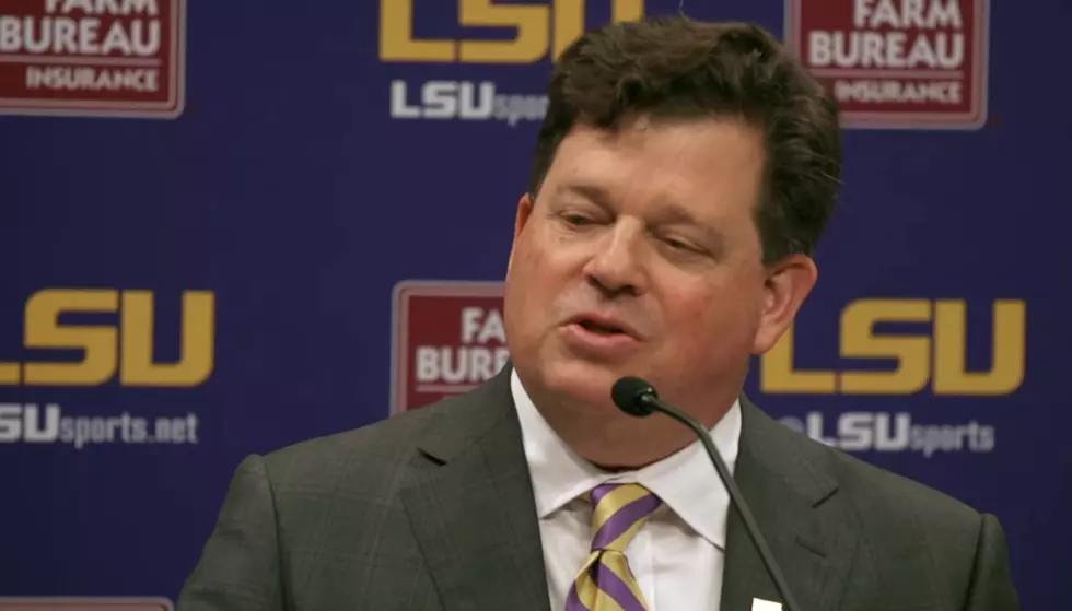 LSU’s Scott Woodward Introductory Press Conference [VIDEO]