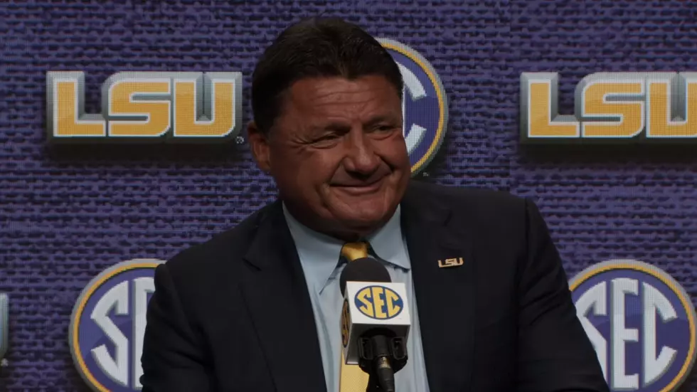 LSU Coach Ed Orgeron On Championship Expectations, Alabama, Rivalries &#038; More [Video]
