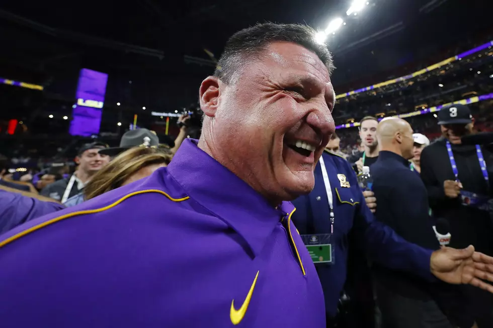LSU Coach Ed Orgeron Earns Home Depot Coach Of The Year, He’s Also A Finalist For Several Coach of the Year Awards