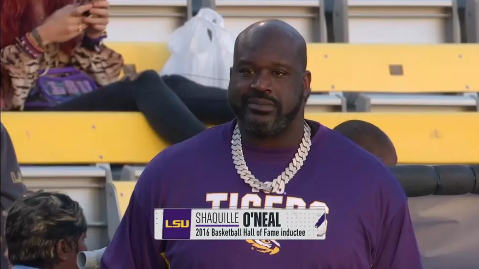 Shaq Made His Presence Felt at the Alabama Game and the Fans went Crazy (Video)