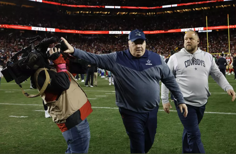 Social Media Reacts to Cowboys Head Coach Mike McCarthy Pushing a Cameraman on Sunday Night
