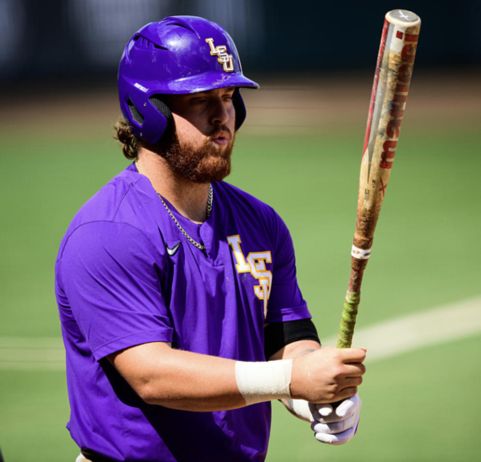 LSU's  Tommy "Tanks" Exits Opener With an Arm Injury