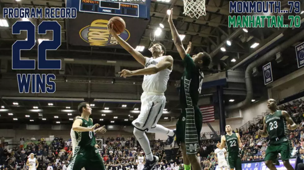 Monmouth Sets a Record With 79-70 Win Over Manhattan