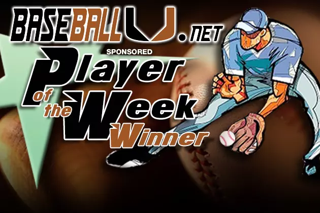 Baseball &#8211; Player and Pitcher of the Week Winners for Week 3
