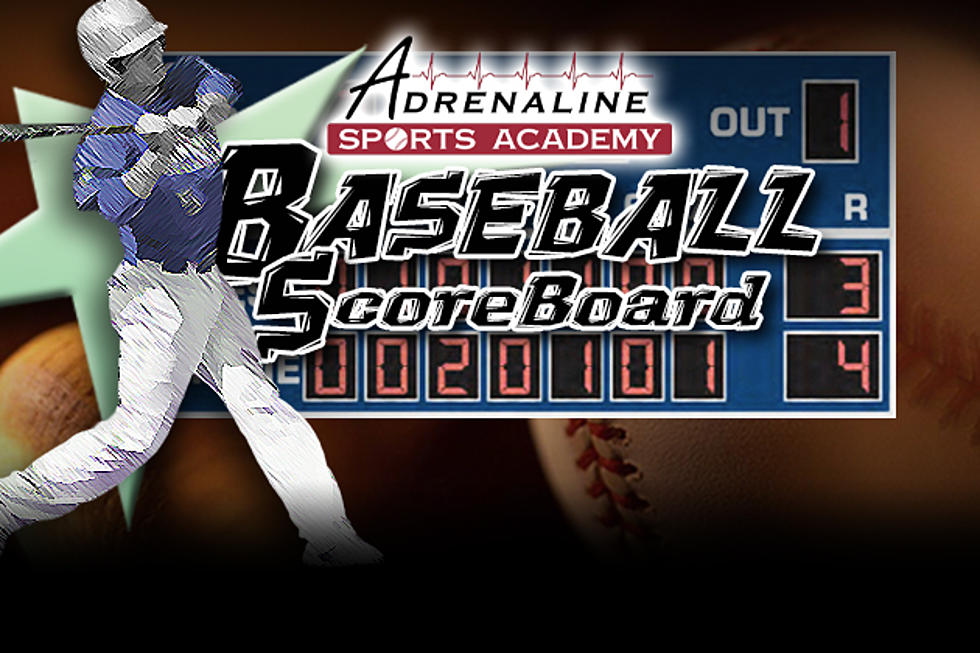 Adrenaline Sports Academy Baseball Saturday Scoreboard, 4/2/22
