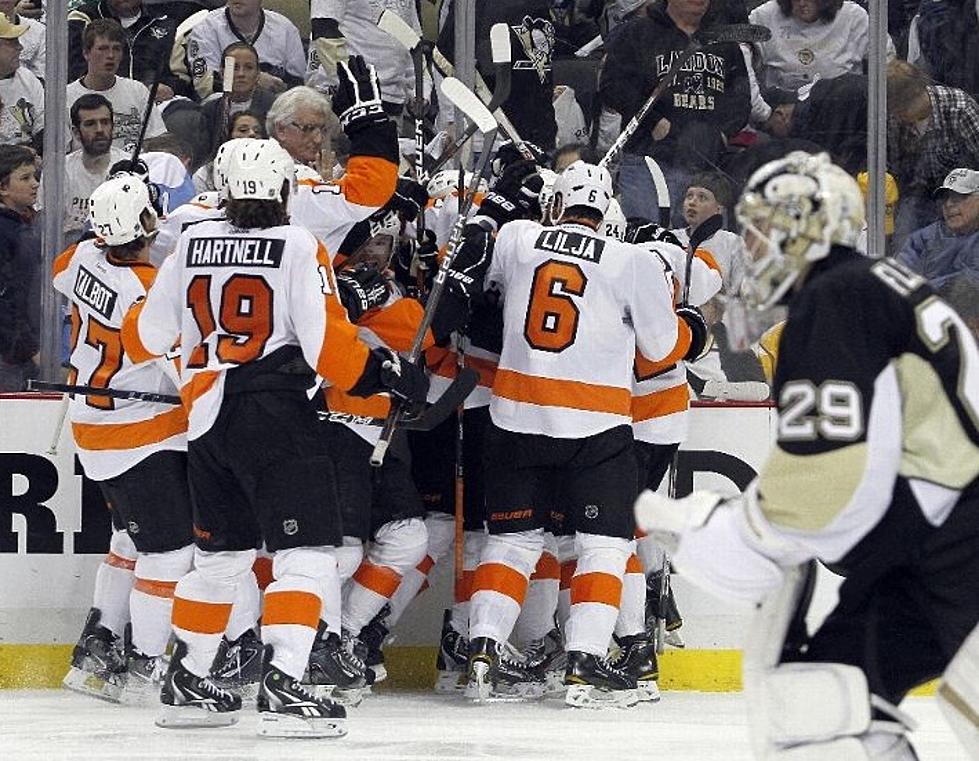 Flyers Rally to Win Playoff Opener vs. Penguins