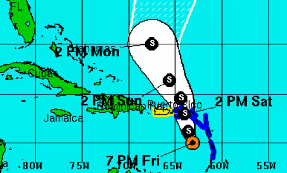 Tropical Storm Rafael Moves Over Eastern Caribbean