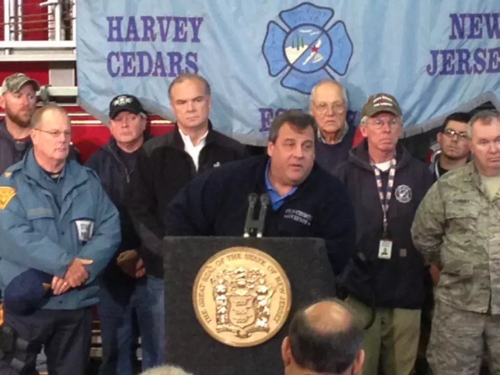 Governor Christie Talks About Nor&#8217;Easter Planning [VIDEO]