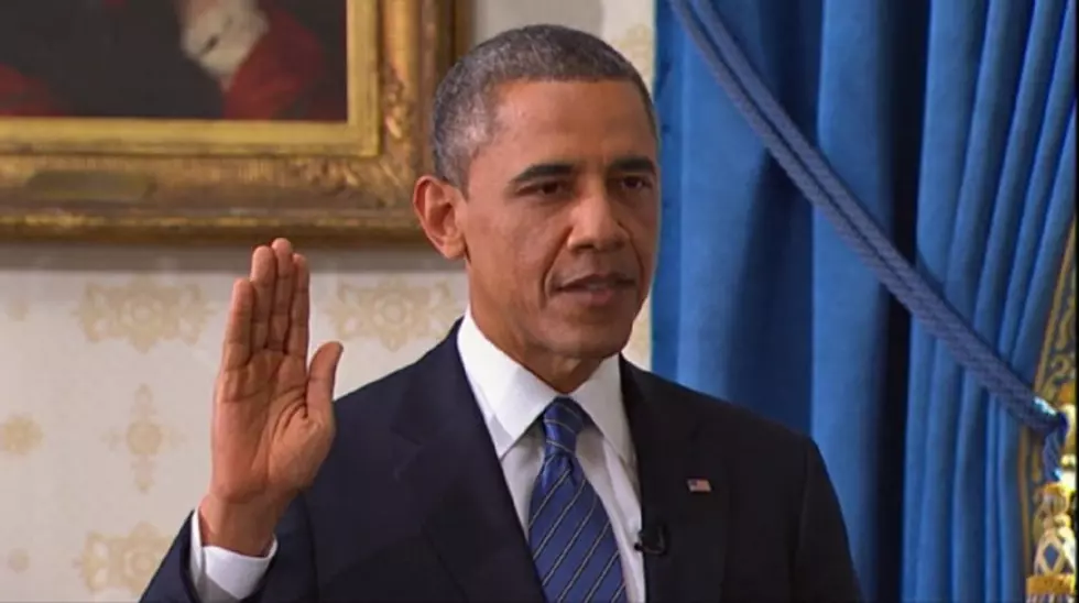 President Obama Takes Oath Of Office To Begin Second Term [VIDEO]