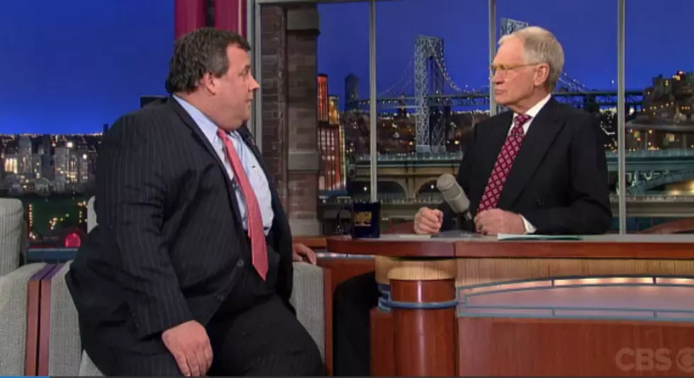 Chris Christie Shares Jokes During Letterman Appearance [VIDEO]