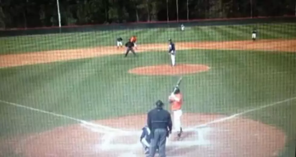 College Pitcher Forgets He’s Playing Baseball, Tackles Opposing Player On Field [VIDEO]