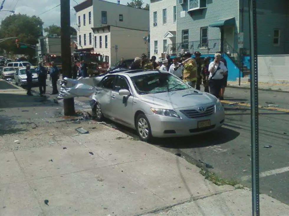 Car Explodes In Jersey City