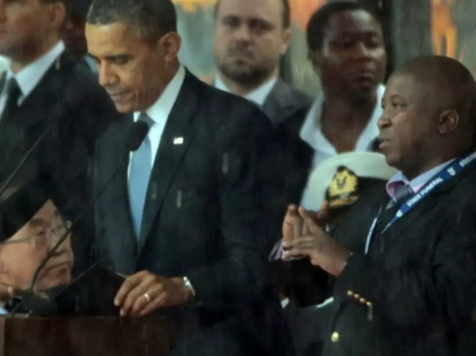 The Fake Interpreter at Nelson Mandela Memorial Service