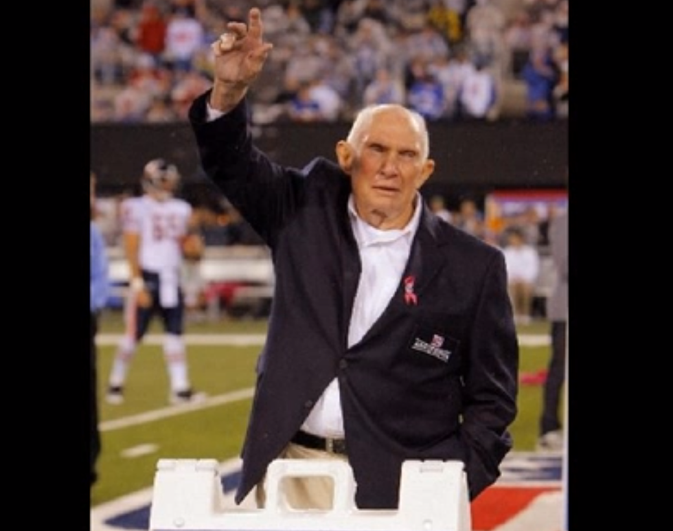 Classic Photo of Football Legend Y.A. Tittle