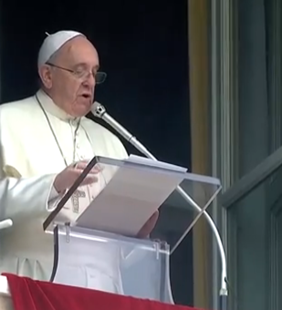 Pope Francis Accidentally Drops F-Bomb During Sunday Blessing [VIDEO]