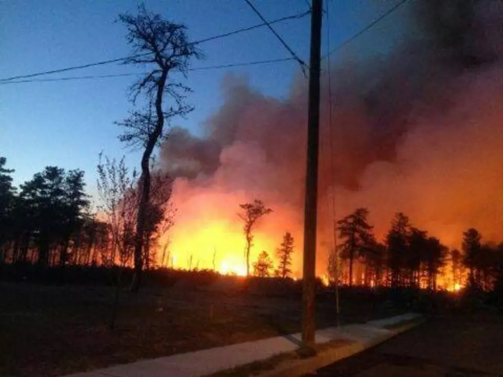 New Brush Fire Burns in Burlington County