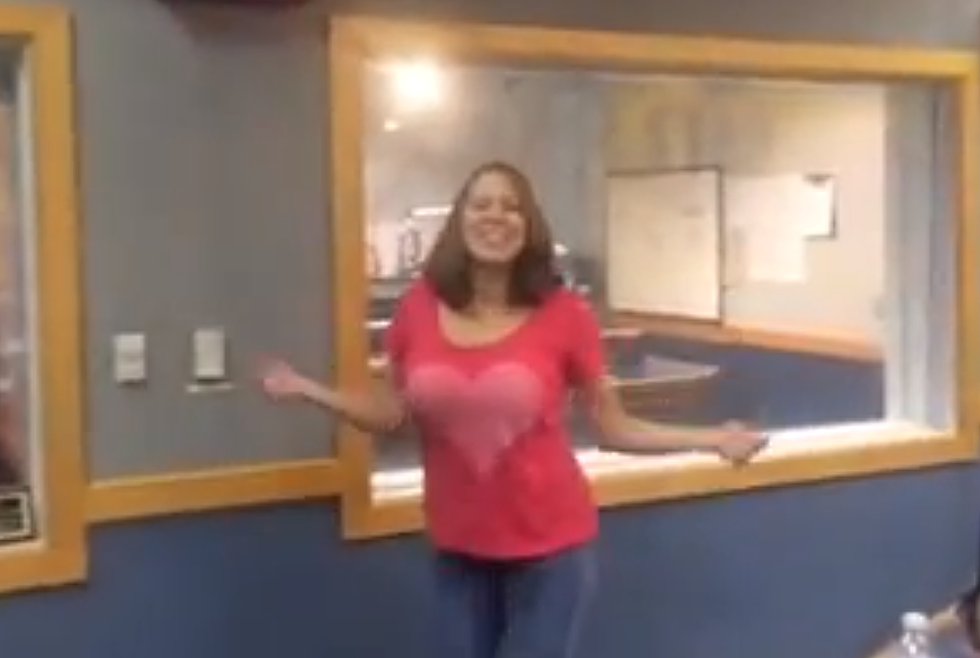 Michele Pilenza shows off her dances moves [VIDEO]
