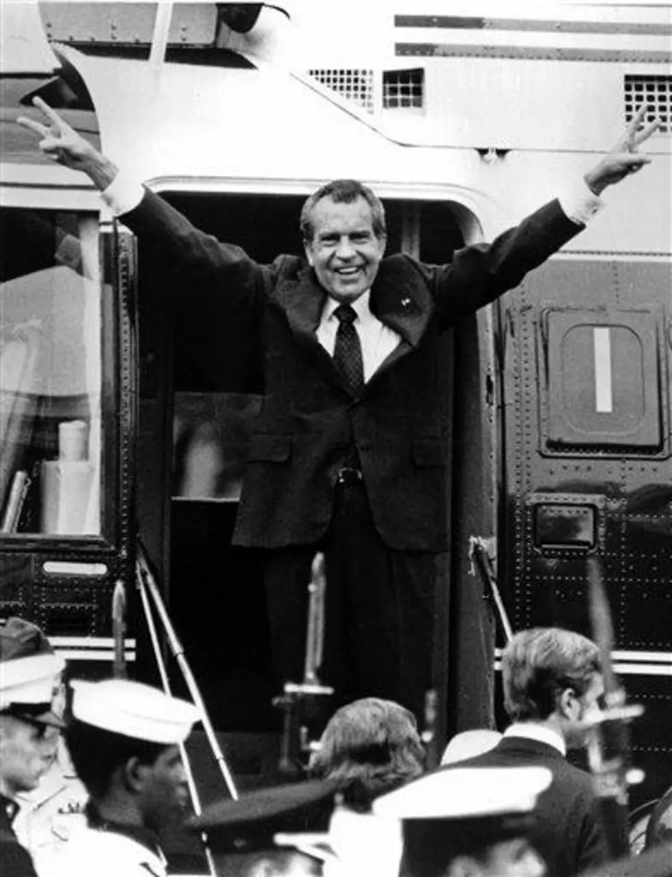 Nixon tapes released on anniversary of his resignation
