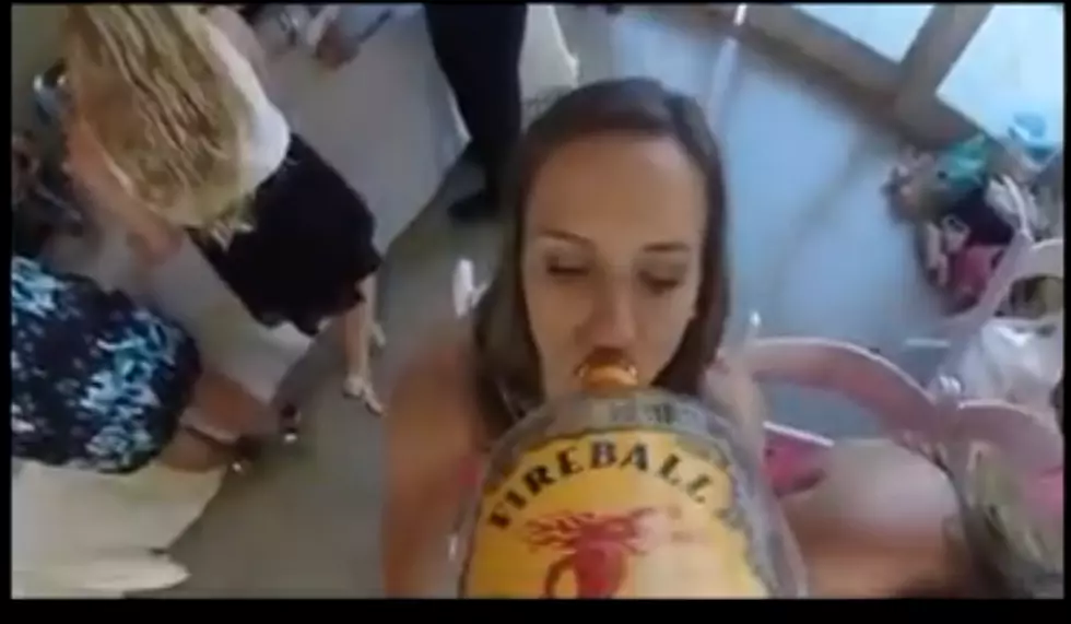 WATCH: Wedding party attaches GoPro camera to Fireball bottle