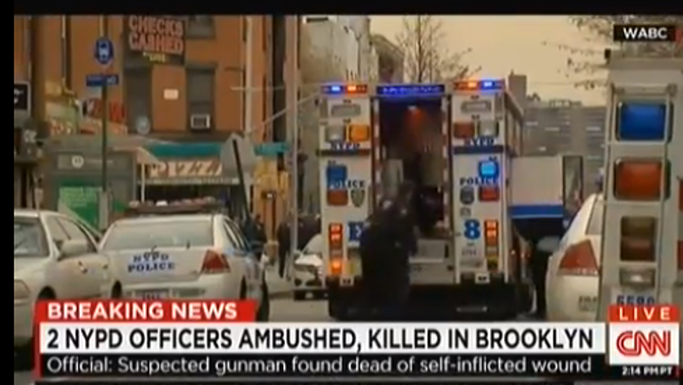 2 NYPD officers shot and killed ambush style: Blue lives matter too