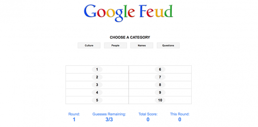 Google Feud &#8211; have fun guessing what other people have searched for