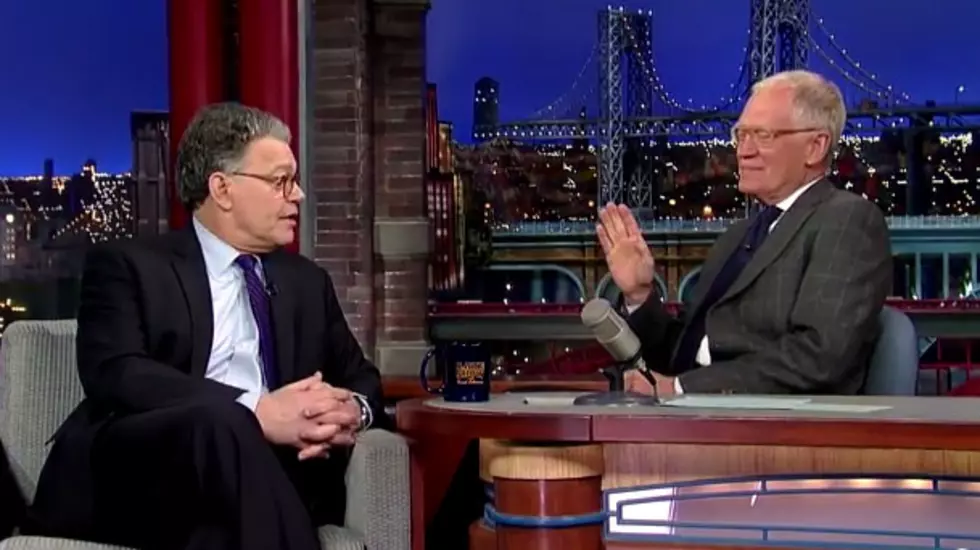 Al Franken urges David Letterman to run for US Senate