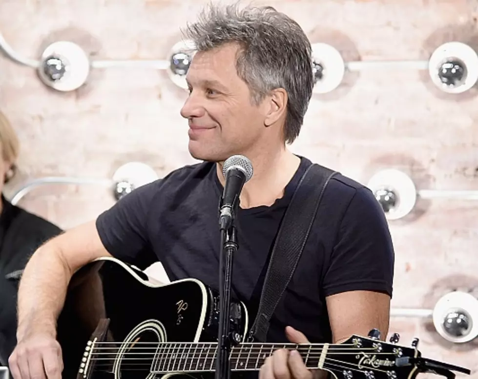 Jon Bon Jovi records music videos at Camden High School