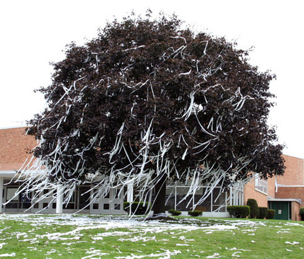 Clever prank at a high school