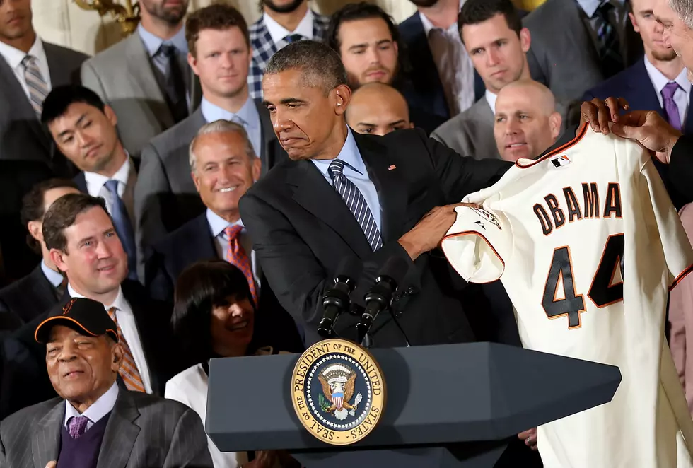 Obama welcomes World Series champion Giants