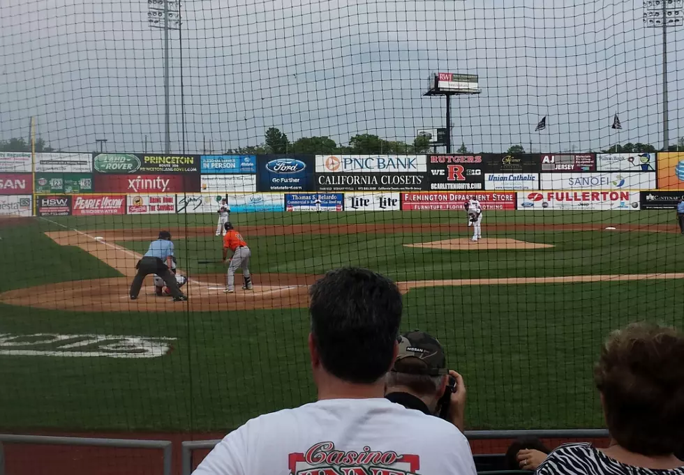 Our awesome evening at the Somerset Patriots game