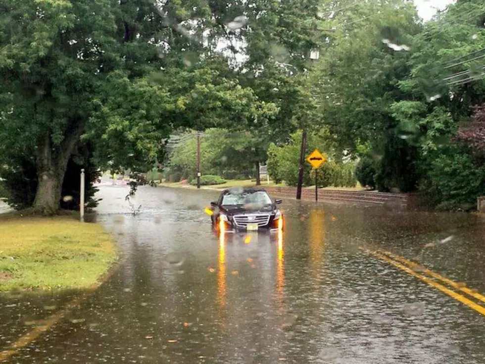 Heavy rain closes Jersey Shore roads