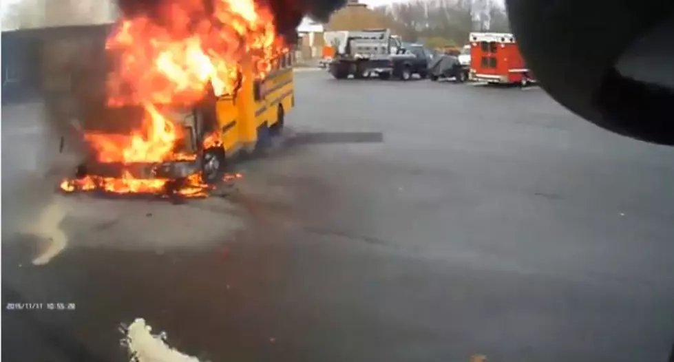 WATCH: &#8216;Aggressive&#8217; attack as fire engulfs NJ school bus