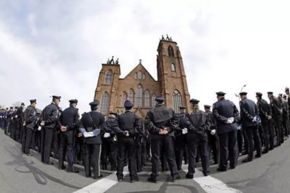 Hundreds of cops pay respects to officer killed her 1st day