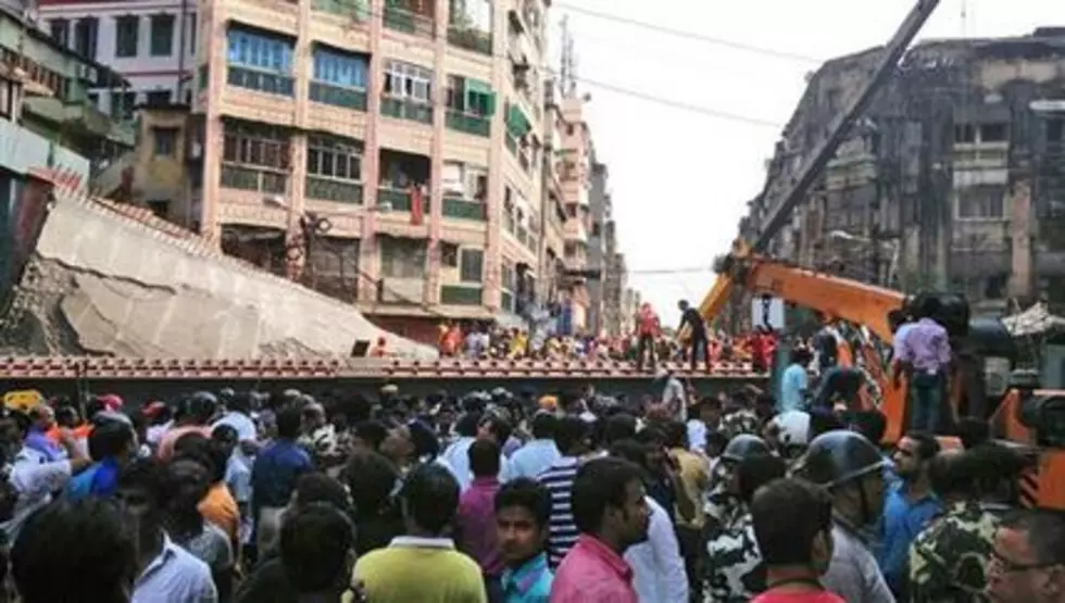 15 killed, many trapped in overpass collapse in India
