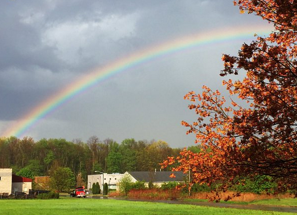 (PHOTOS) Amazing rainbow follows strong storms in New Jersey